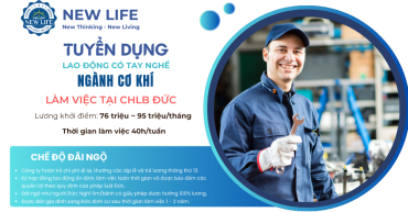 Thợ cơ khí tại Đức- công việc thợ cơ khí tại Đức- tuyển dụng cơ khí tại Đức- việc làm tại Đức