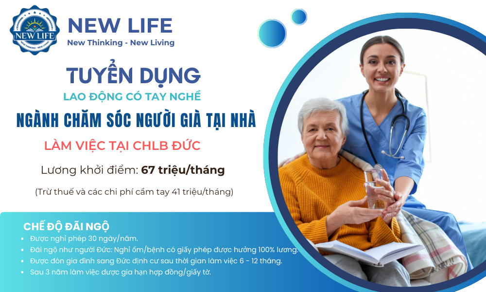 Tuyển dung việc làm ở đức - Việc làm ở đức - tuyển dụng Ngành chăm sóc người già tại nhà