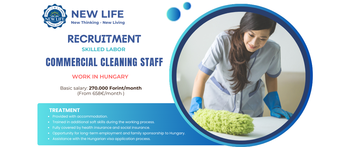 Training and Recruitment Program for Commercial Cleaning Staff in Hungary