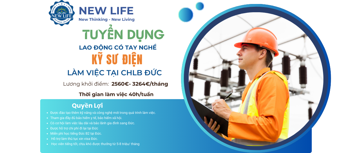 Kỹ sư điện - Việc làm ở đức, - tuyển dụng kỹ sư điện ở đức -Tuyển Dụng Kỹ Sư Điện Làm Việc Tại Đức